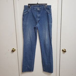 Red Kap 1923 PD54PW4 Men's Size 36X36 100% Cotton Straight Leg Blue Jeans